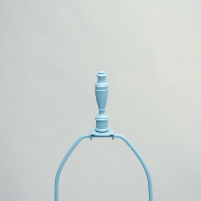 Robin's Egg Blue Cast Iron Lamp