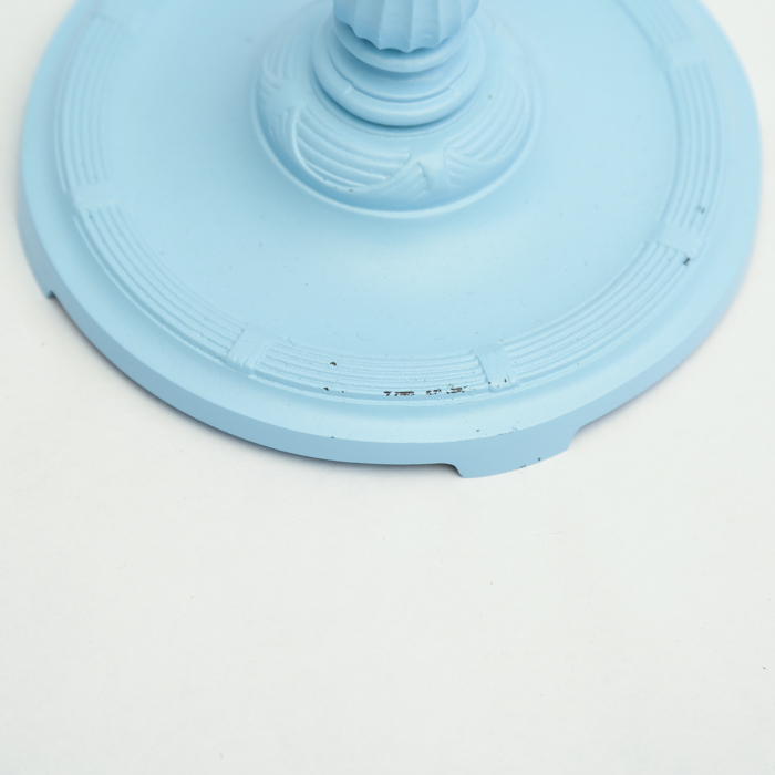 Robin's Egg Blue Cast Iron Lamp