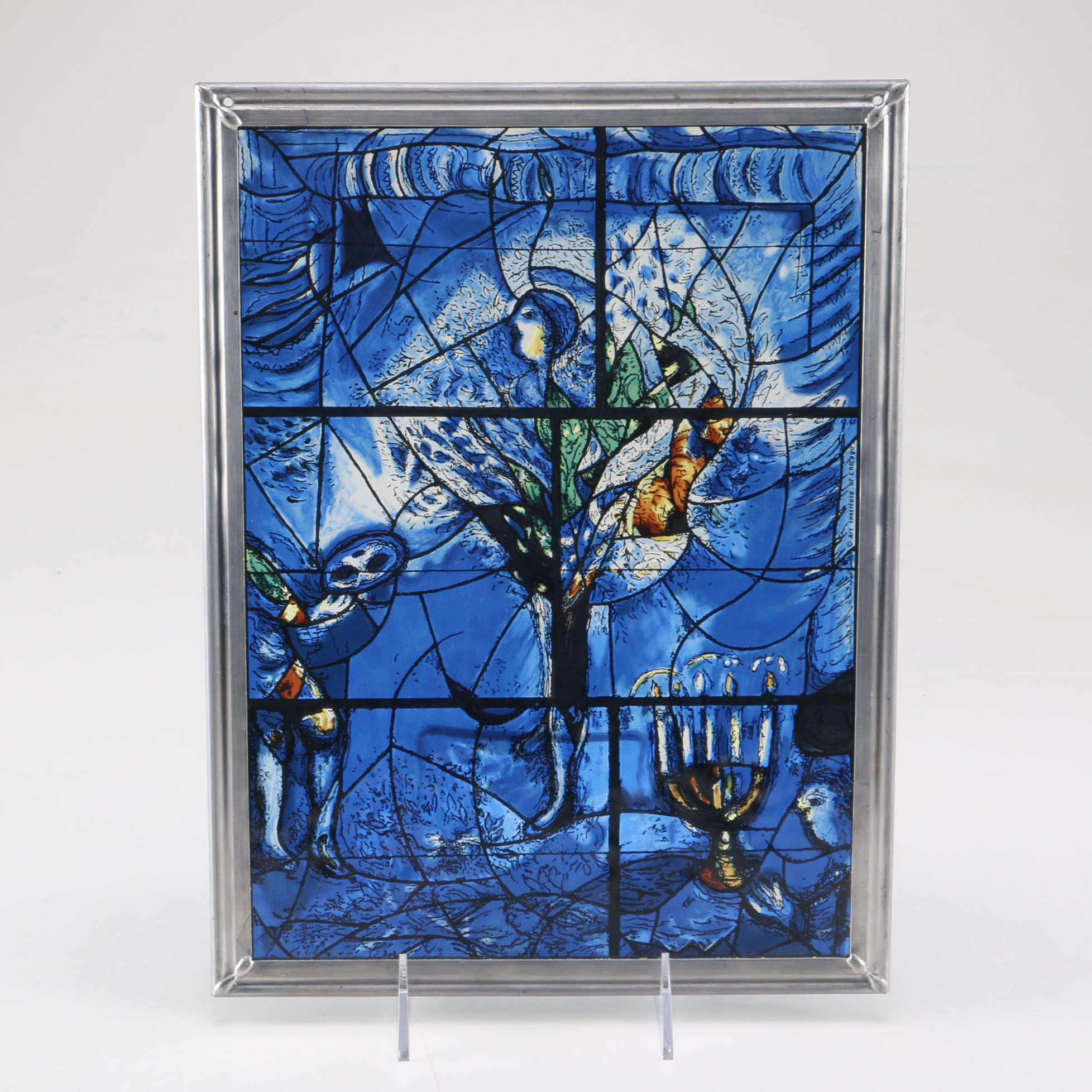 Stained Glass Reproduction of Chagall's "America Windows"