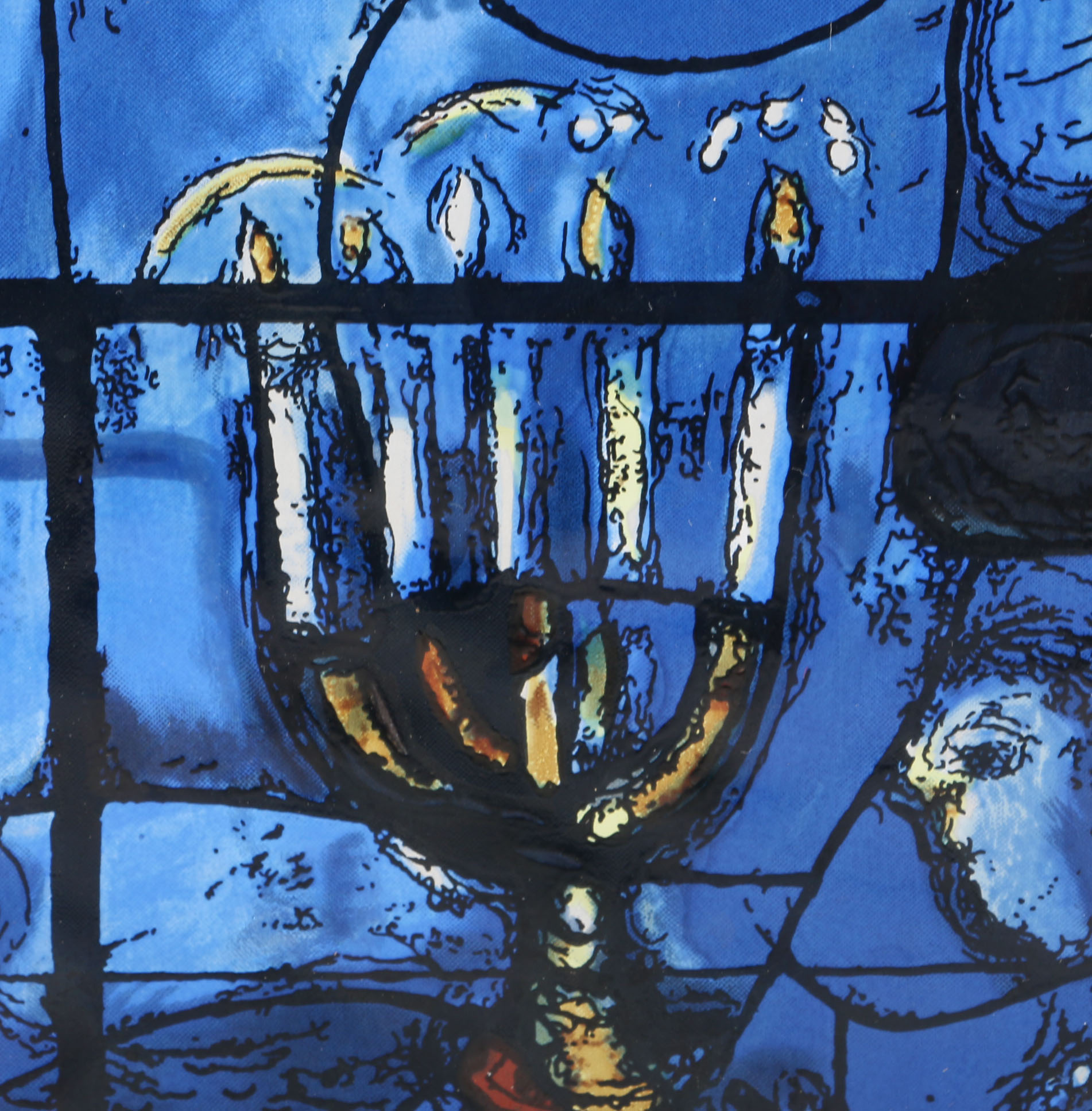 Stained Glass Reproduction of Chagall's "America Windows"
