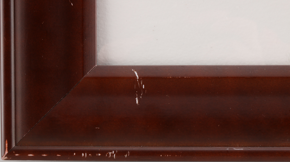 Lake and Western Scene Watercolor Serigraph Print