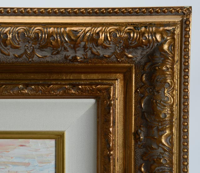 H. Collet Original Oil Painting "Le Coucher du Soleil"