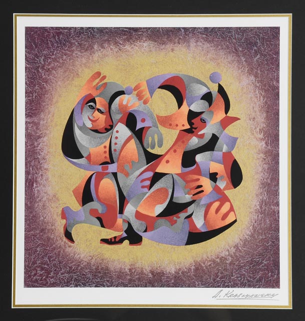 Anatole Krasnyansky Seriolithograph "Poetry in Motion"