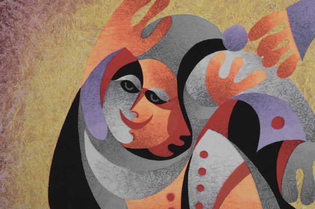 Anatole Krasnyansky Seriolithograph "Poetry in Motion"