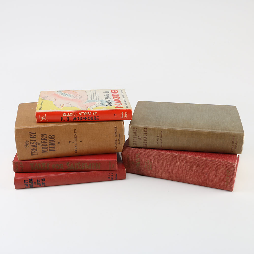 Six Vintage Humor And Quote Books