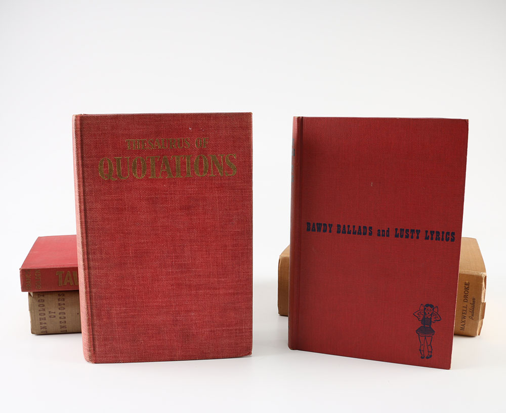 Six Vintage Humor And Quote Books