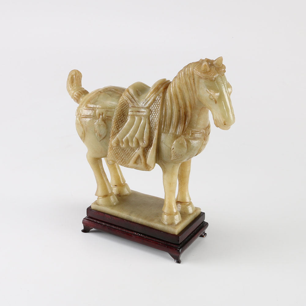 Marble Horse With Stand