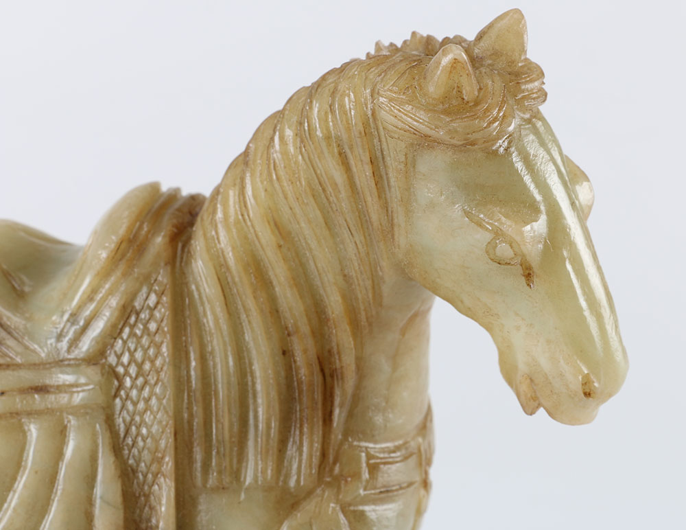 Marble Horse With Stand