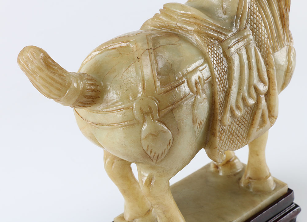 Marble Horse With Stand