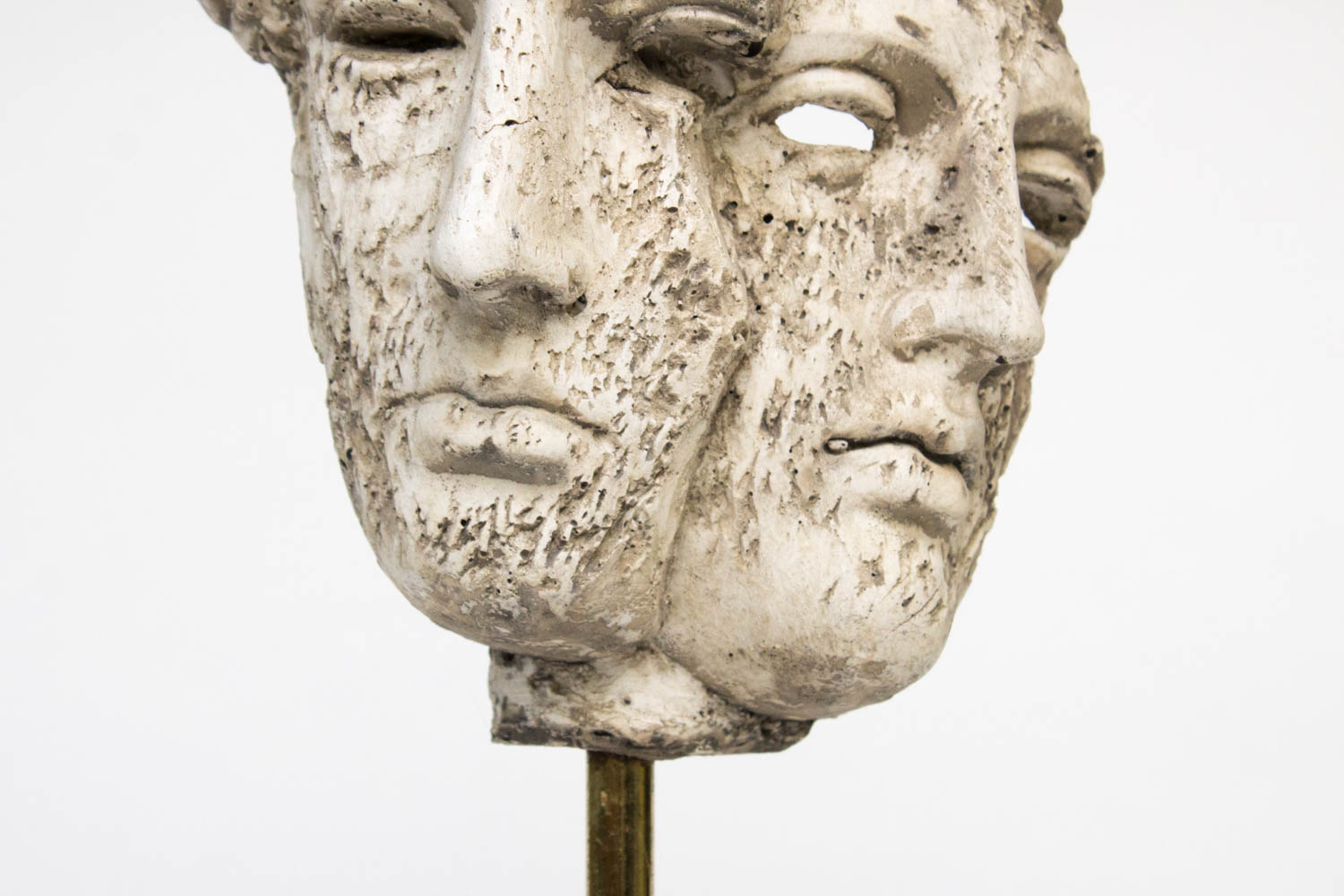Greek Inspired Sculpture of Two Faces