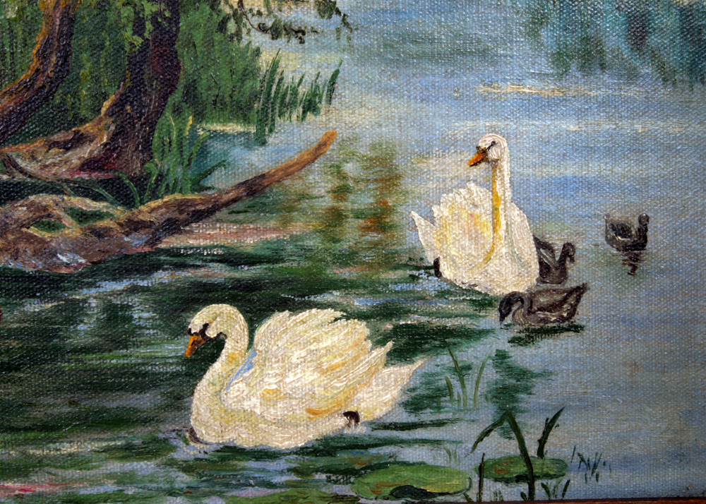 "Springtime" Framed Oil On Canvas