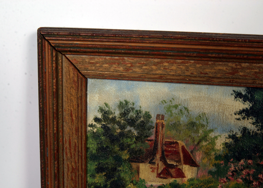 "Springtime" Framed Oil On Canvas