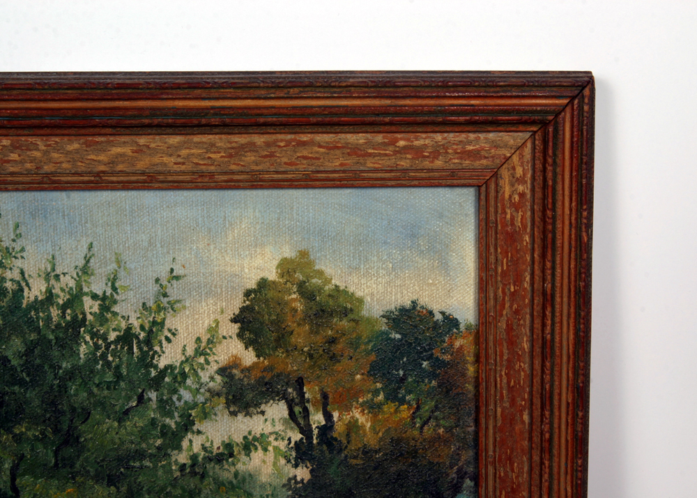 "Springtime" Framed Oil On Canvas