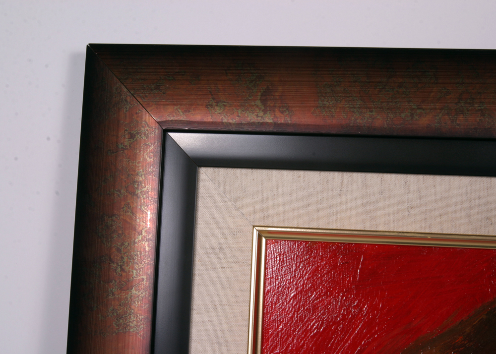 2004 Original Signed L. Li Acrylic On Canvas