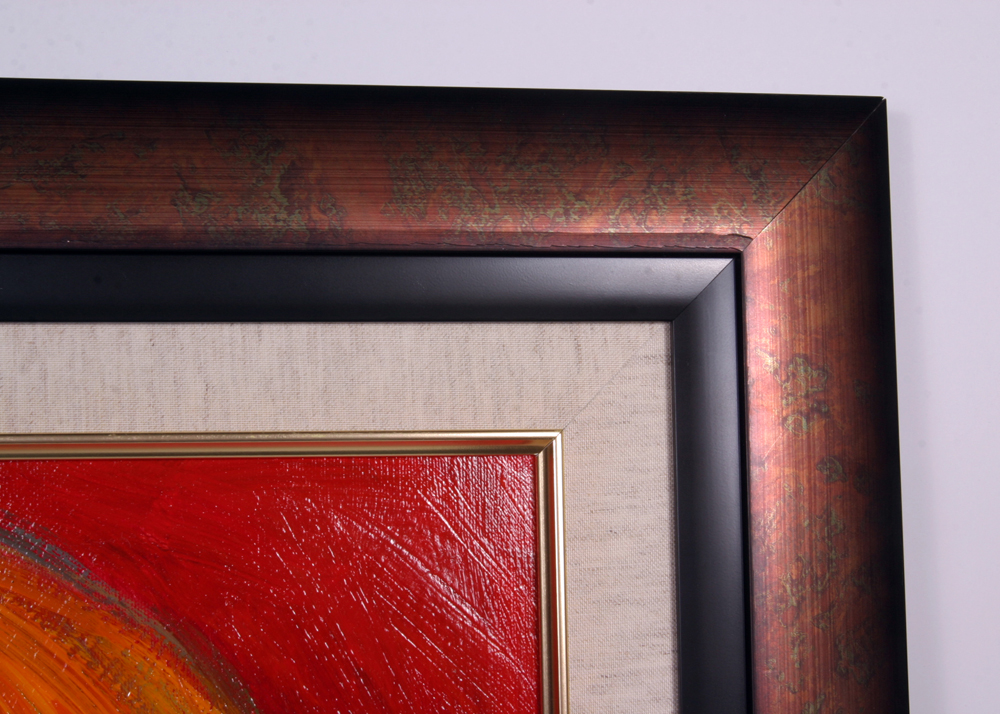 2004 Original Signed L. Li Acrylic On Canvas