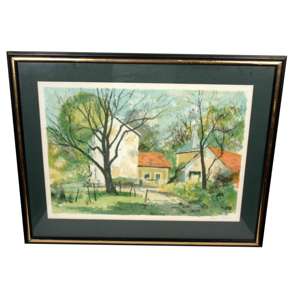 Signed and Numbered David Berger Lithograph