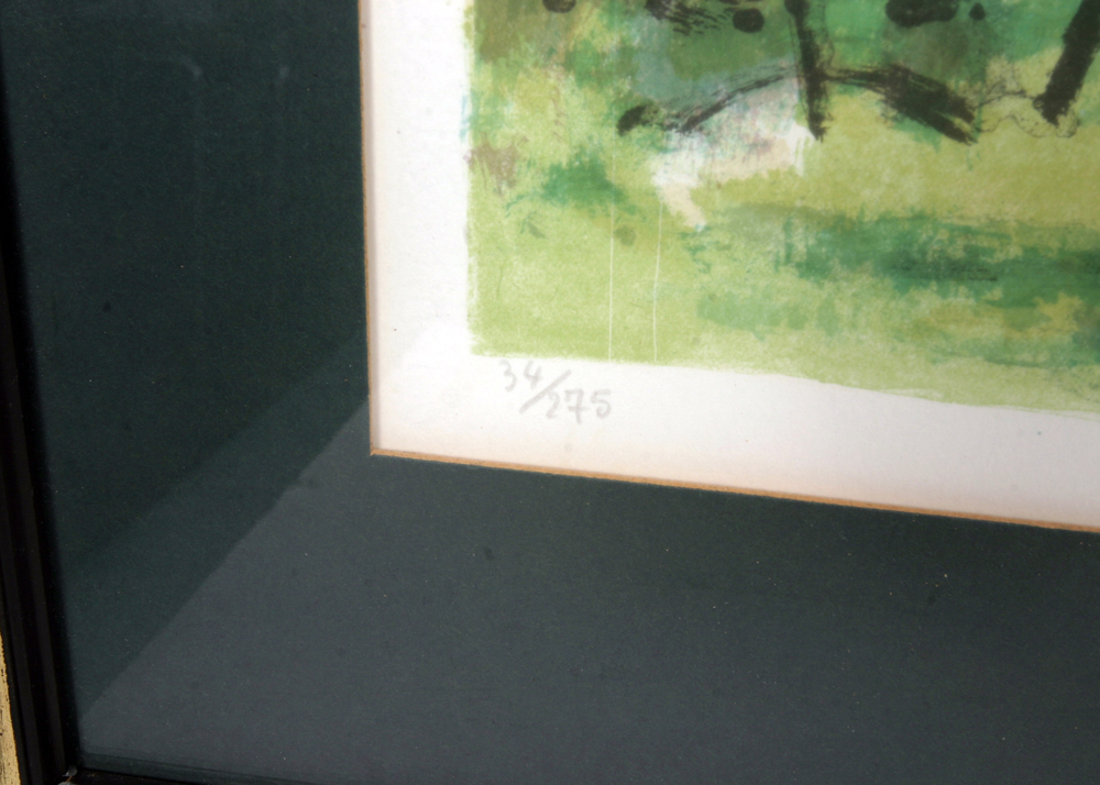 Signed and Numbered David Berger Lithograph