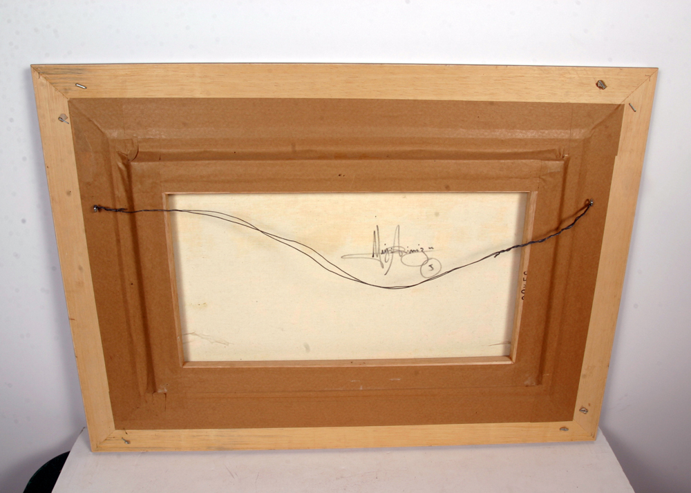 Yuji Arimazu Original Signed Oil On Canvas