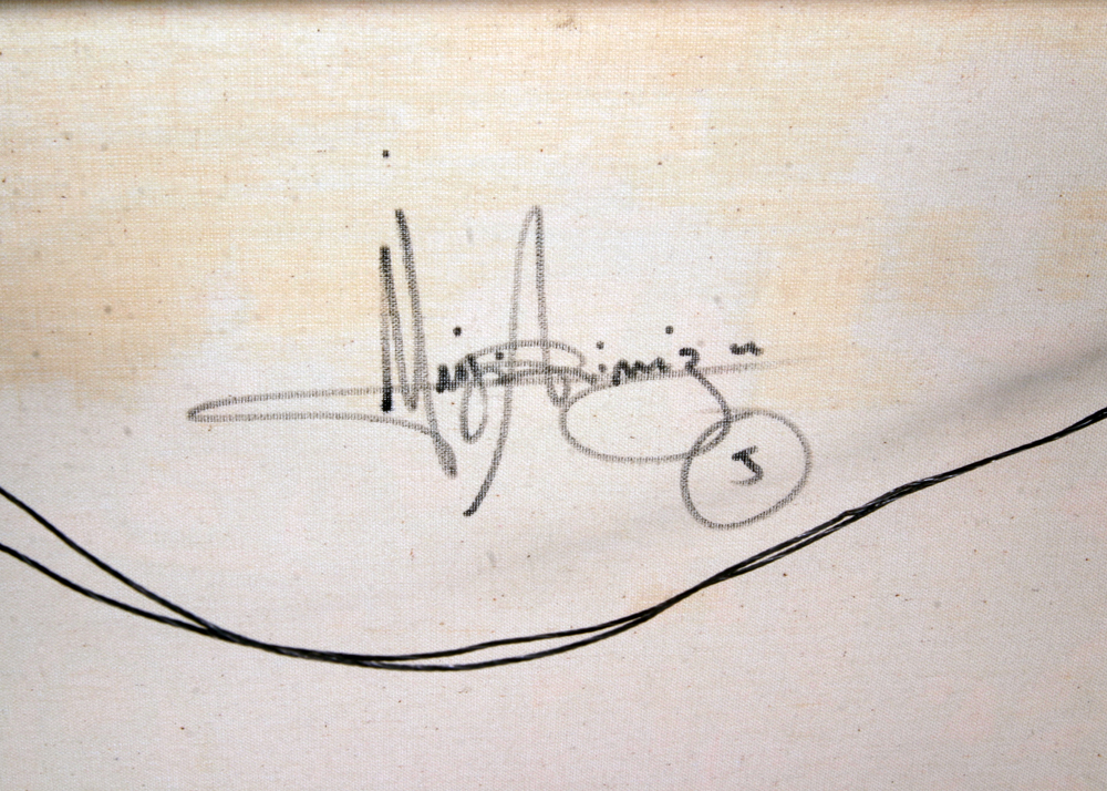 Yuji Arimazu Original Signed Oil On Canvas