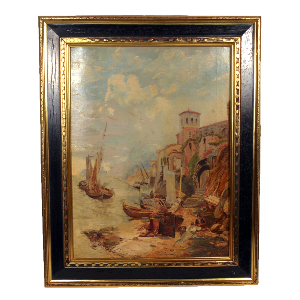 Oil On Canvas Seascape Painting