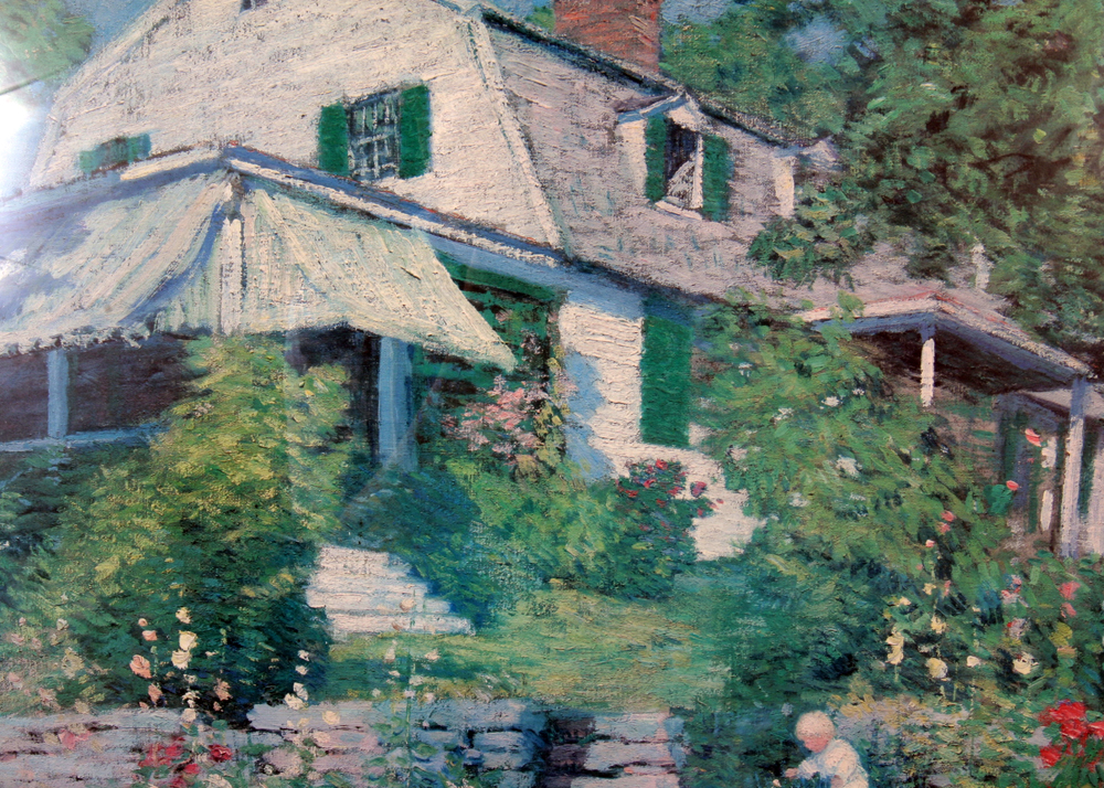 Clark Voorhees Offset Lithograph "My Garden"