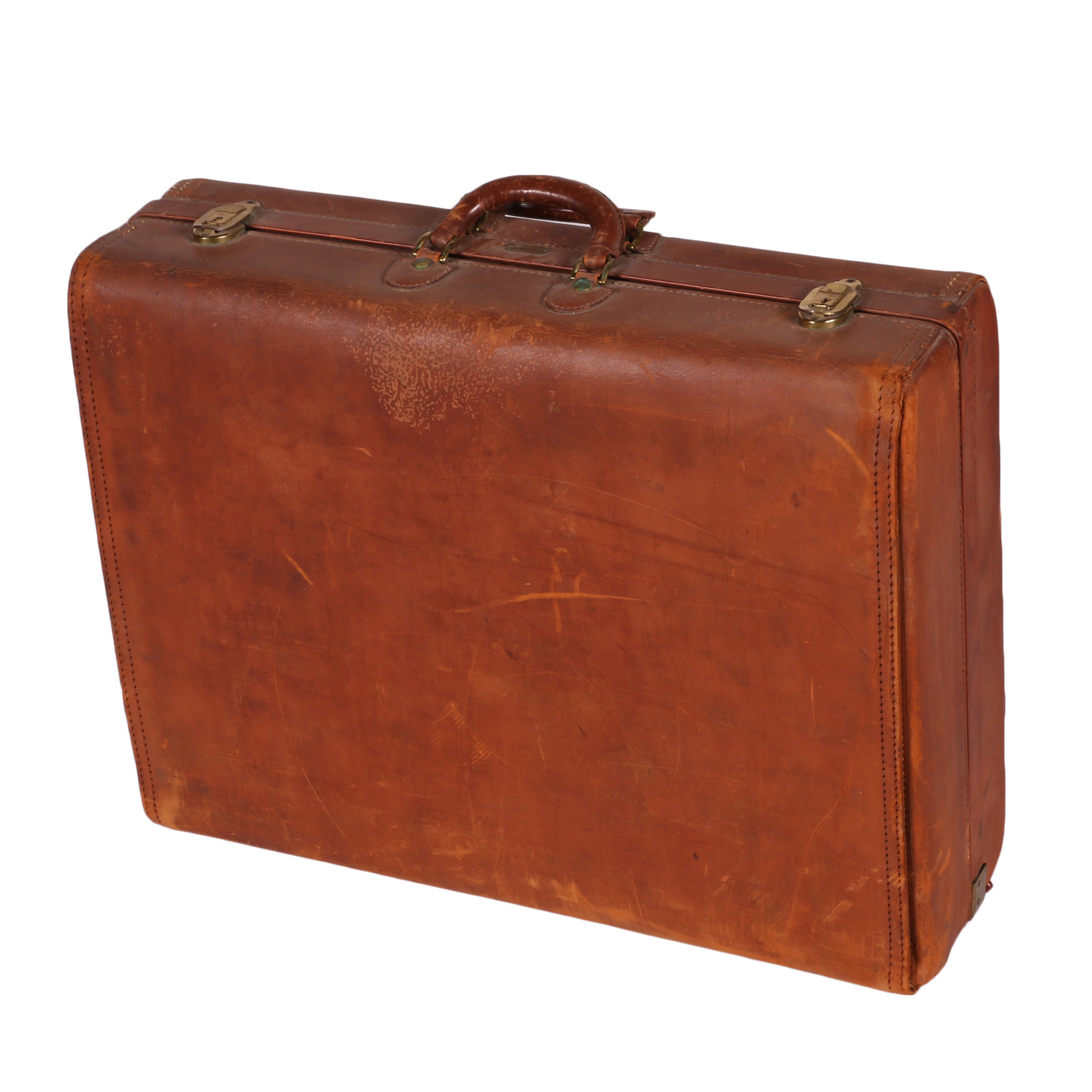 Vintage Hartmann "Knocabout" Leather Suitcase