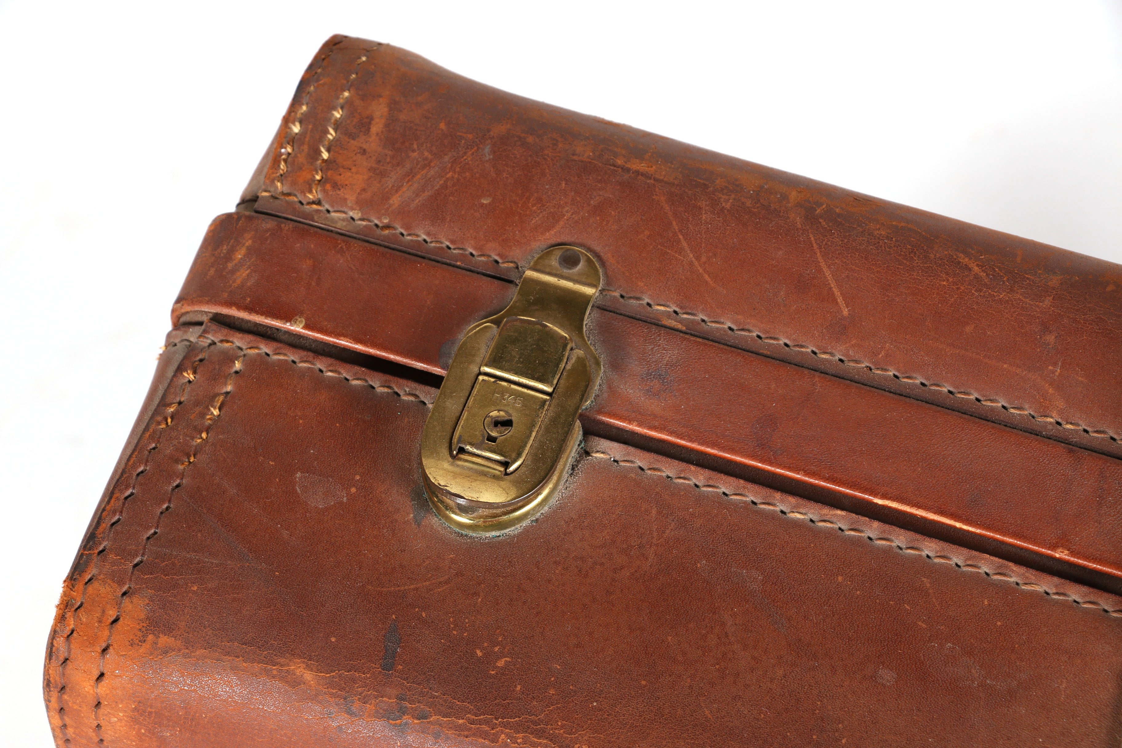 Vintage Hartmann "Knocabout" Leather Suitcase