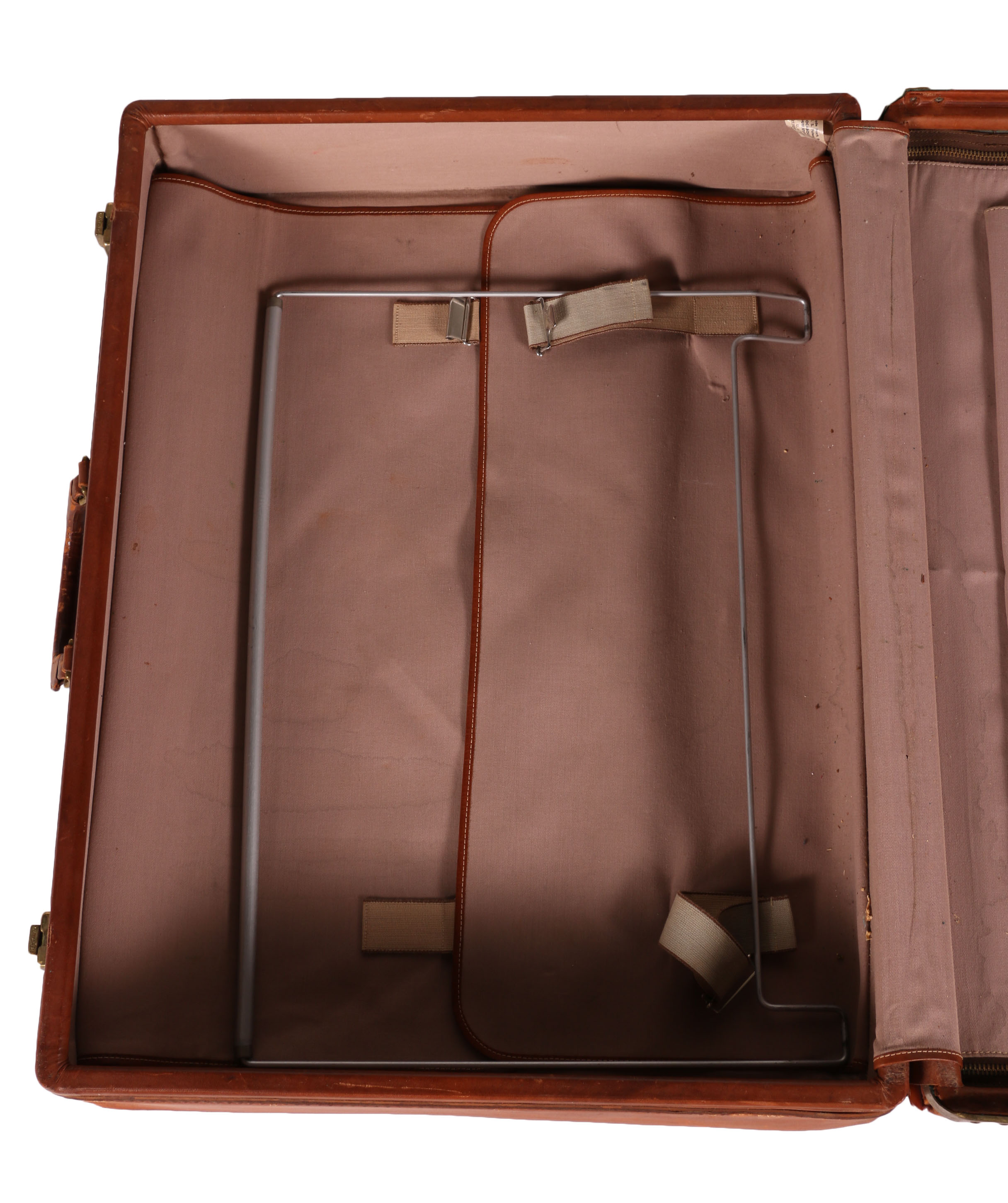 Vintage Hartmann "Knocabout" Leather Suitcase