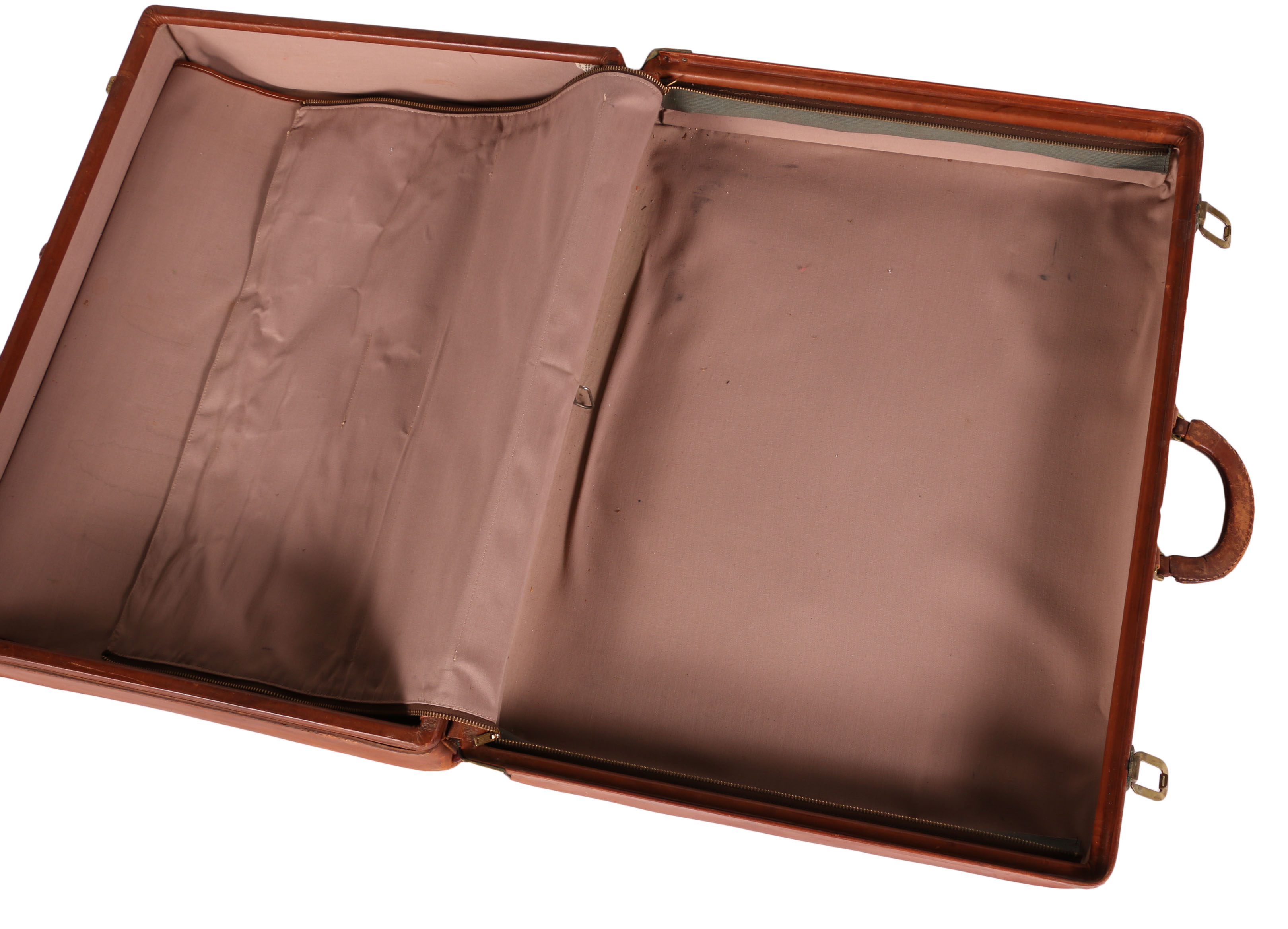 Vintage Hartmann "Knocabout" Leather Suitcase