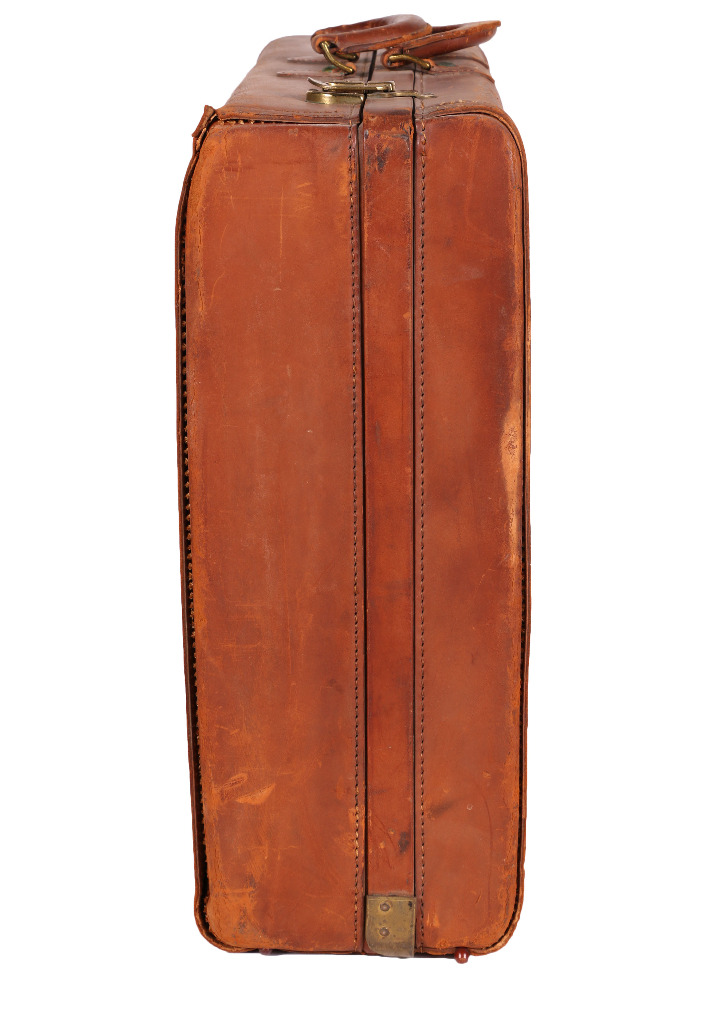Vintage Hartmann "Knocabout" Leather Suitcase