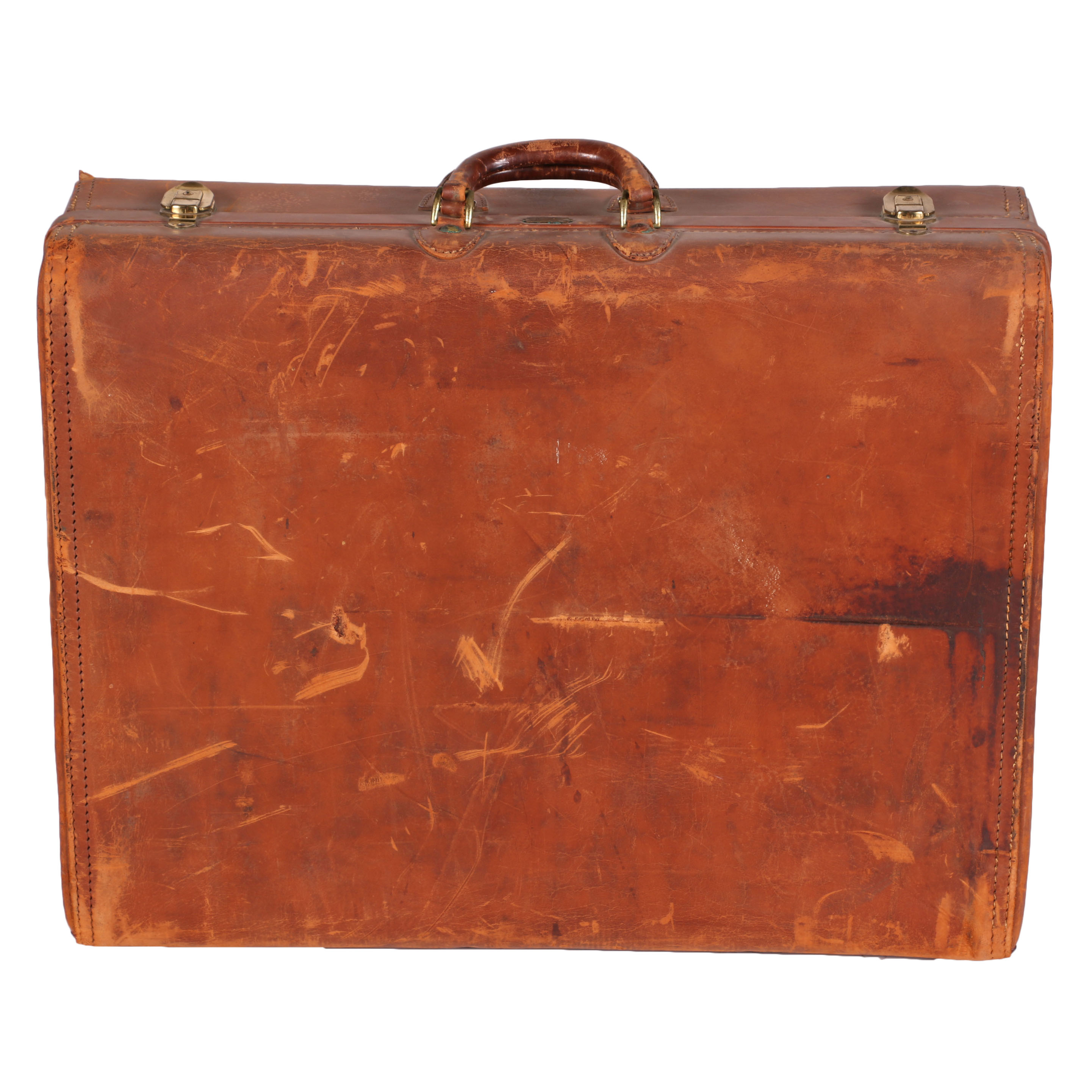 Vintage Hartmann "Knocabout" Leather Suitcase