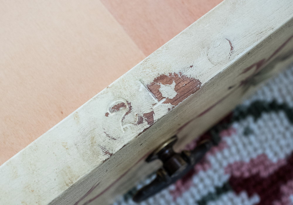 Empire Style Painted End Tables