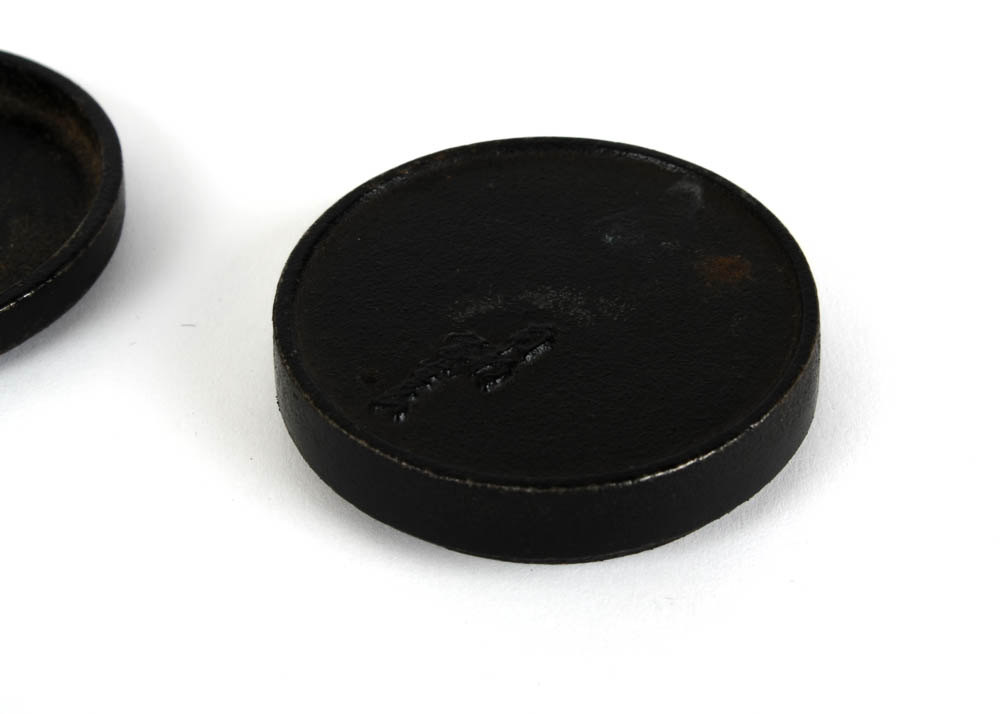 Vintage Japanese Cast Iron Box with Tokugawa Mon