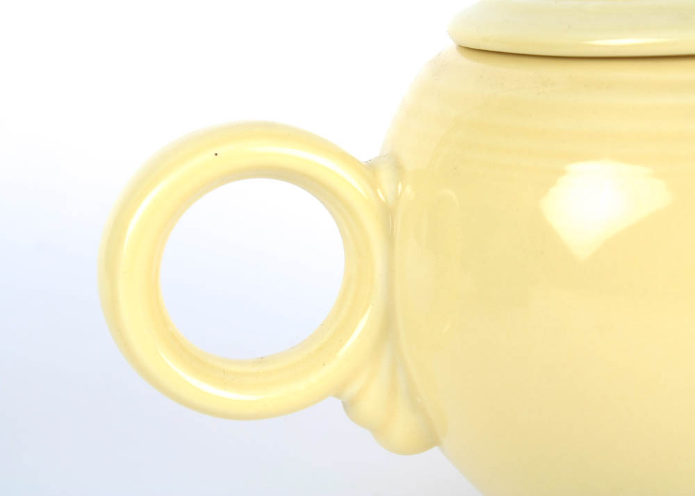 Vintage Fiestaware Pitcher and Teapot