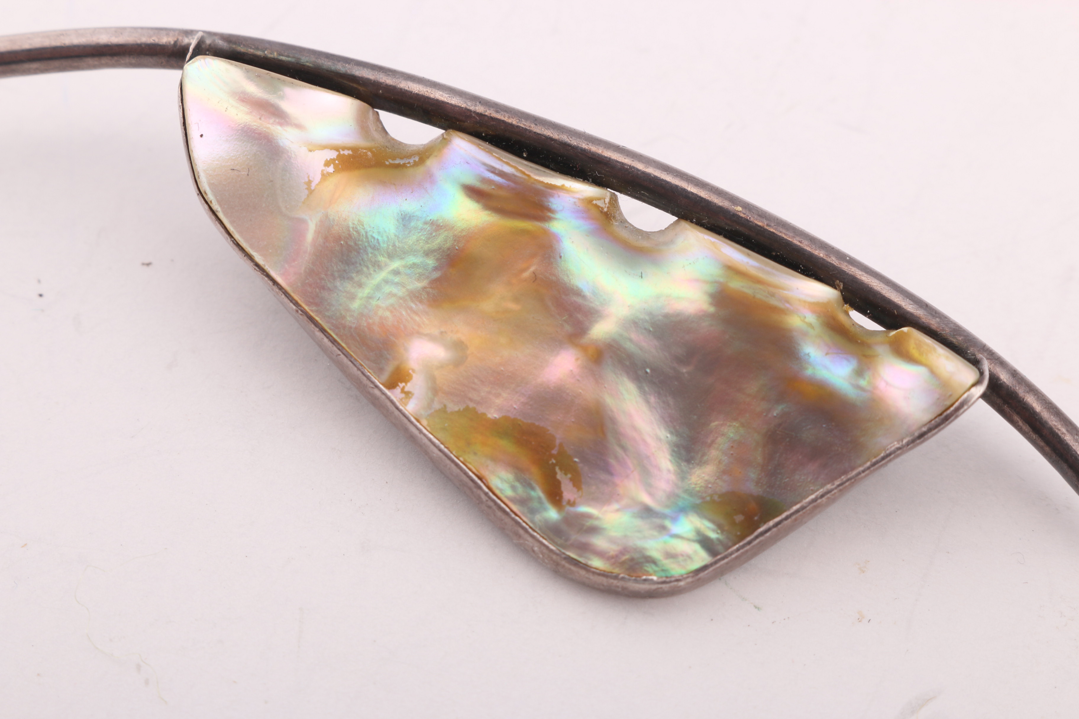 Collection of Abalone and Stone Jewelry with Hopi Sun God "Tawa" and More