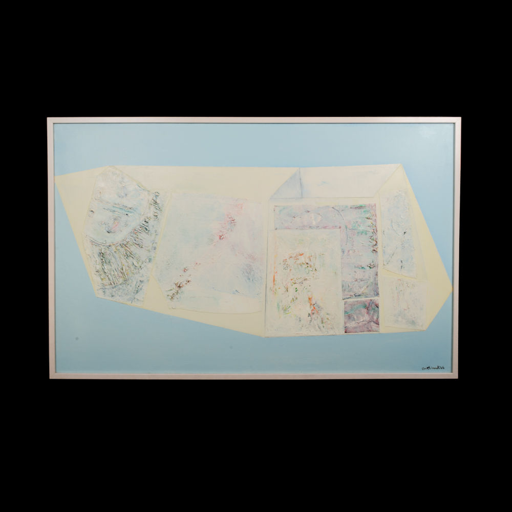 Roger Pontbriand Signed Mixed Media