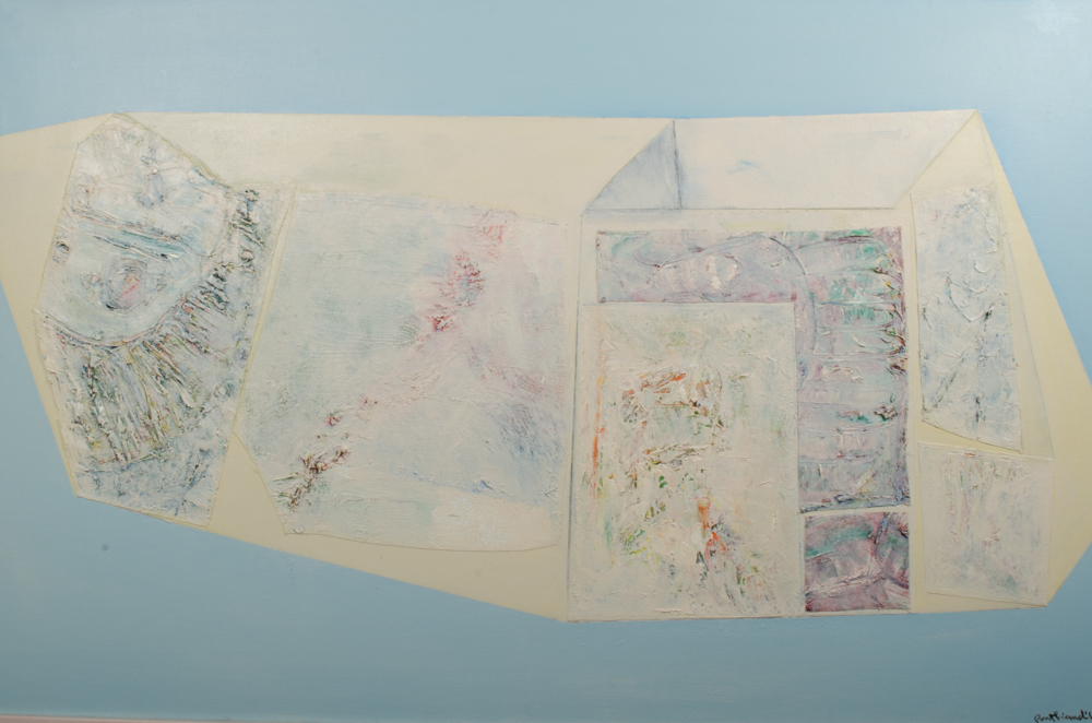 Roger Pontbriand Signed Mixed Media