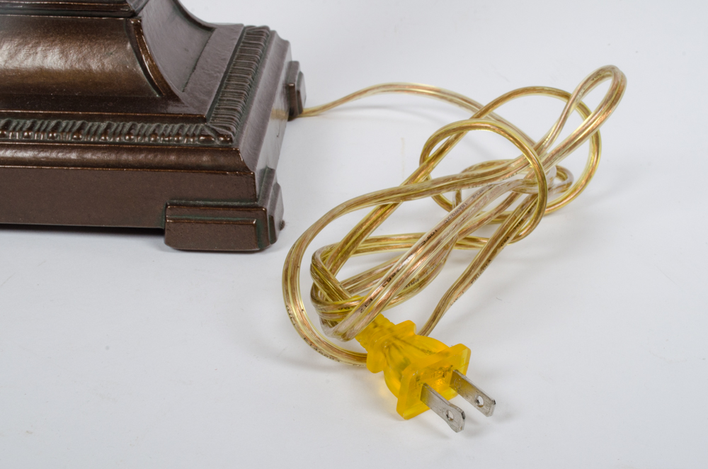 Mission Style Stained Glass Lamp