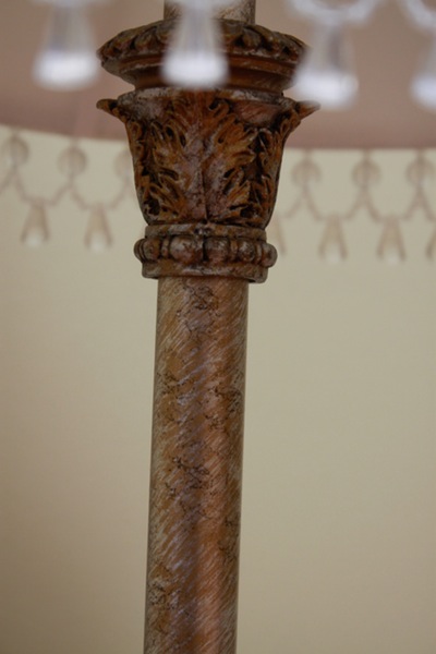 Set of Candlestick Beaded Shade Lamps