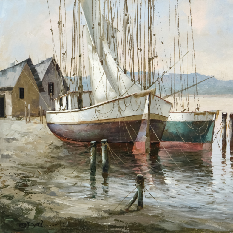 D'Alessandro Untitled Original Oil Painting on Canvas