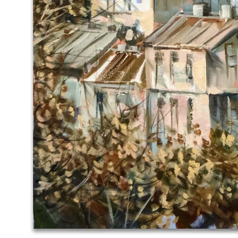 D'Alessandro Untitled Original Oil Painting on Canvas