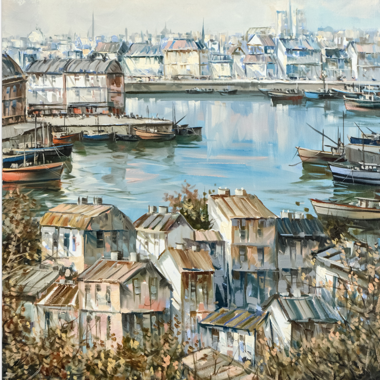 D'Alessandro Untitled Original Oil Painting on Canvas