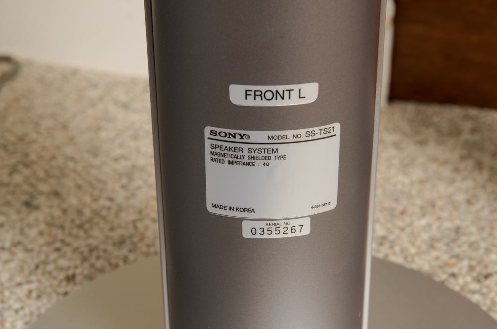 Sony Tower Speaker System