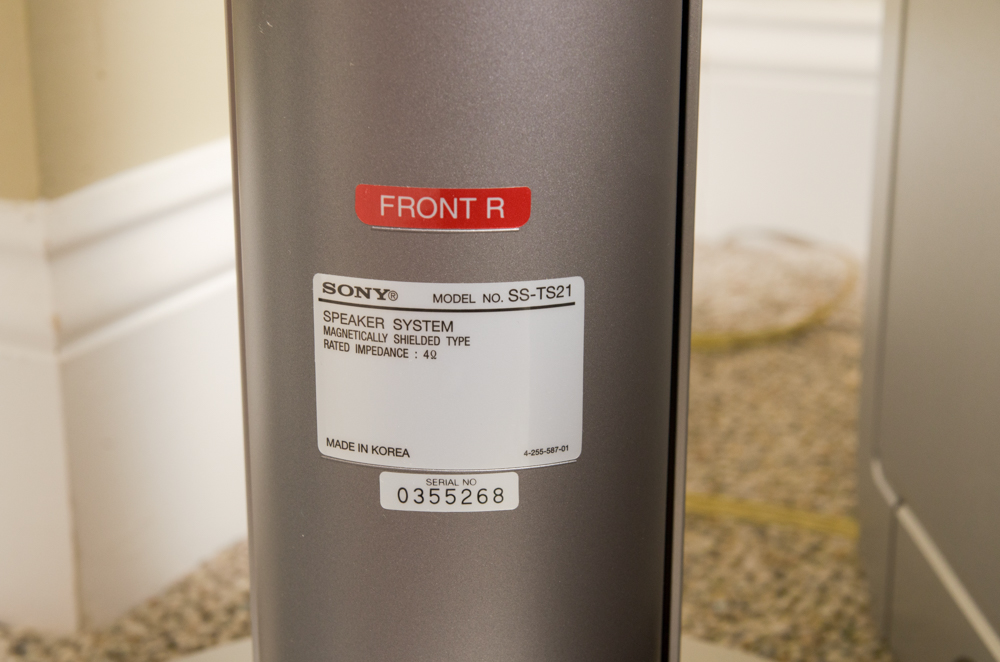 Sony Tower Speaker System