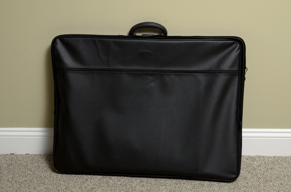 Collection of Art Supplies and Paper