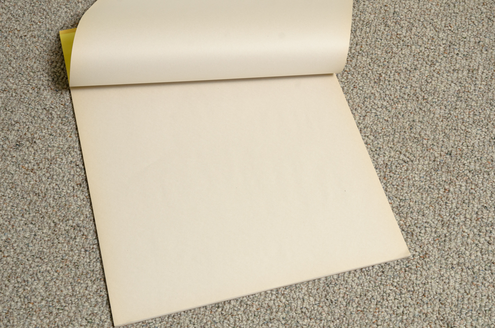 Collection of Art Supplies and Paper