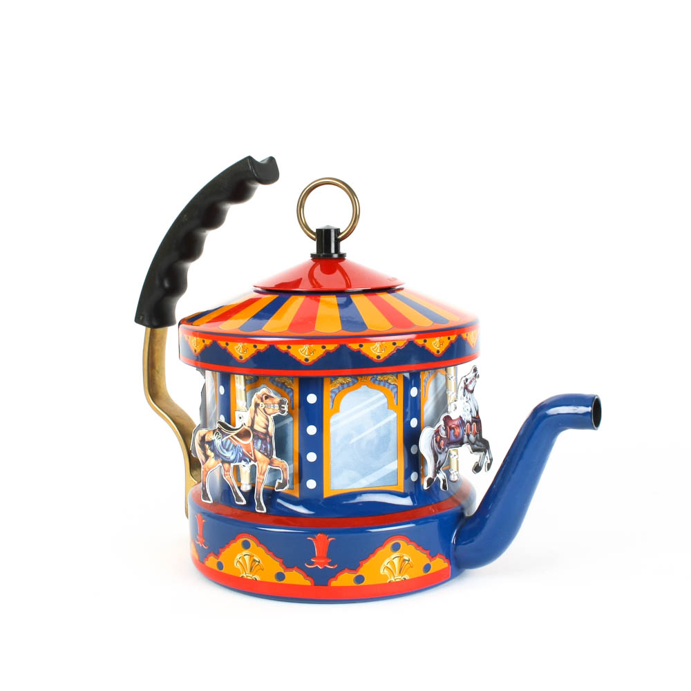 Kamenstein "World of Motion" Merry-Go-Round Tea Kettle