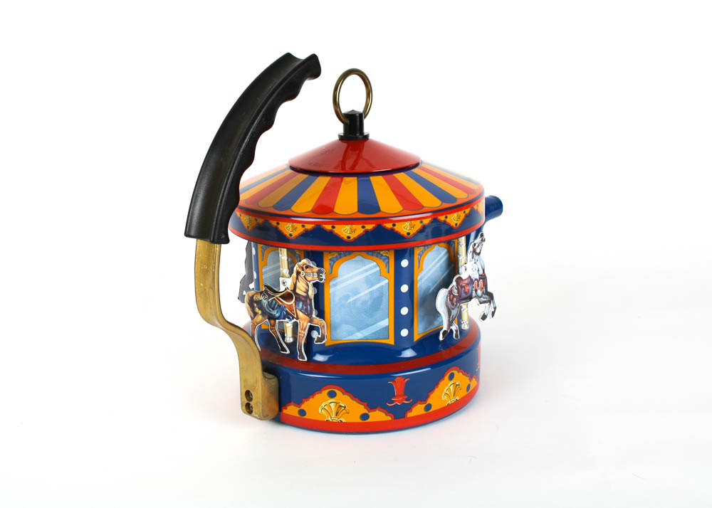 Kamenstein "World of Motion" Merry-Go-Round Tea Kettle