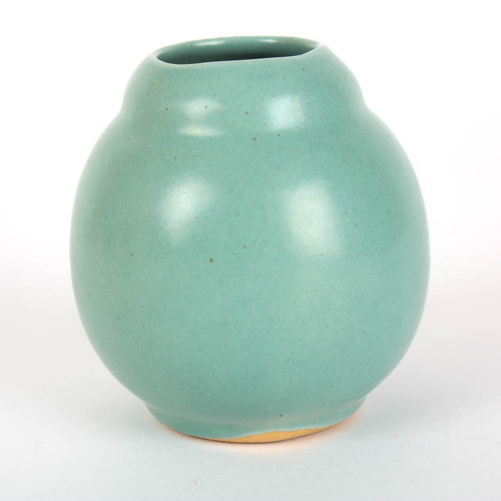 Frankoma Pottery Vase in Prairie Green