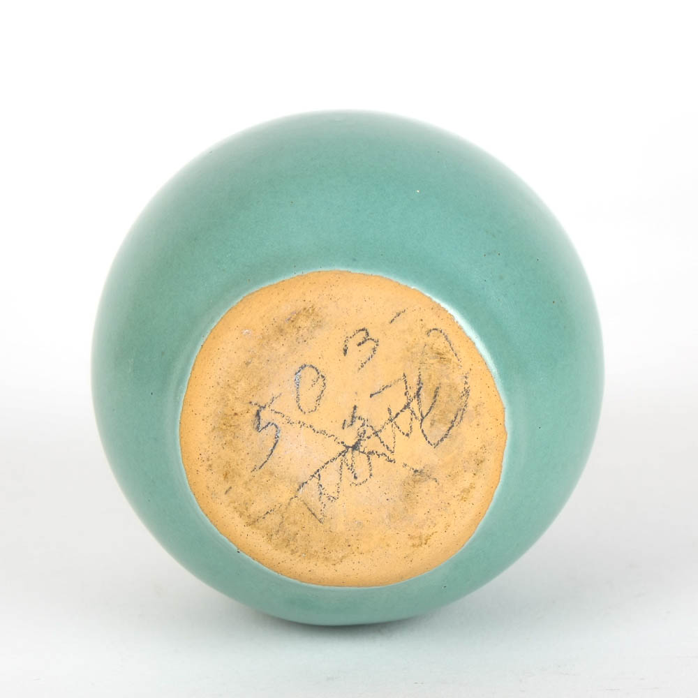 Frankoma Pottery Vase in Prairie Green